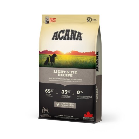 ACANA Dog Light & Fit - sucha karma dla psa - 11,4 kg