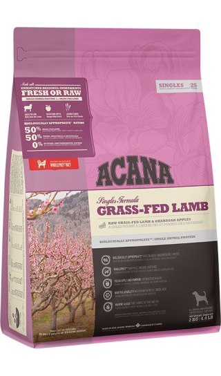 ACANA Singles Grass-fed Lamb - sucha karma dla psa - 2 kg