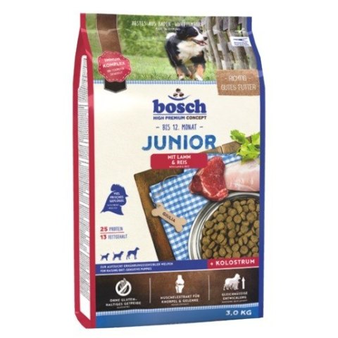 BOSCH Junior Lamb & Rice - sucha karma dla psa - 3 kg