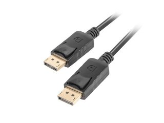 Kabel Lanberg CA-DPDP-10CC-0018-BK (DisplayPort Męski - DisplayPort Męski; 1,8m; czarny)