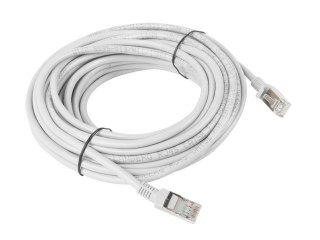 Kabel Lanberg PCF5-10CC-1000-S (RJ45 - RJ45 ; 10m; kolor szary)