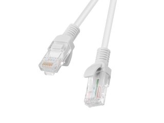 Kabel UTP Lanberg PCU5-10CC-0200-S (RJ45, U/UTP - RJ45, U/UTP ; 2m; UTP; kat. 5e; kolor szary)