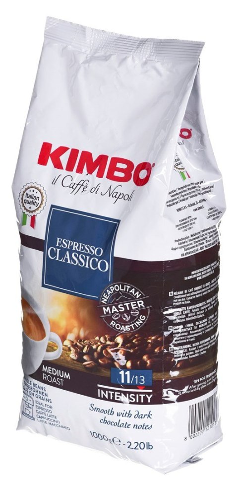 Kawa Kimbo Espresso Classico 1 kg, Ziarnista