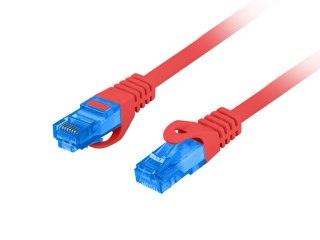 LANBERG PATCHCORD S/FTP KAT.6A 2M CZERWONY LSZH CCA (FLUKE PASSED) PCF6A-10CC-0200-R