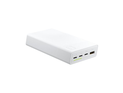 GREEN CELL POWERBANK POWERPLAY 20S BIAŁY 20000MAH 22,5W 3X USB-C PD 1X USB-A