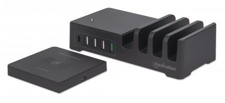 MANHATTAN STACJA ZASILAJĄCA 1X USB-C PD, 1X USB-A