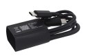 Motorola Charger TurboPower 50W Duo USB-C + USB-A  w/ USB-C cable, Black