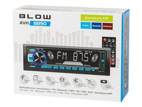 BLOW RADIO AVH-8890 MP3/USB/SD/MMC/BT