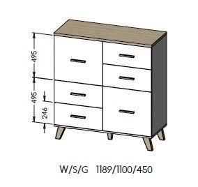 Zestaw LOTTA2 KOM1502D3S+KOM1102D4S+WIT+CT110 W/CZ