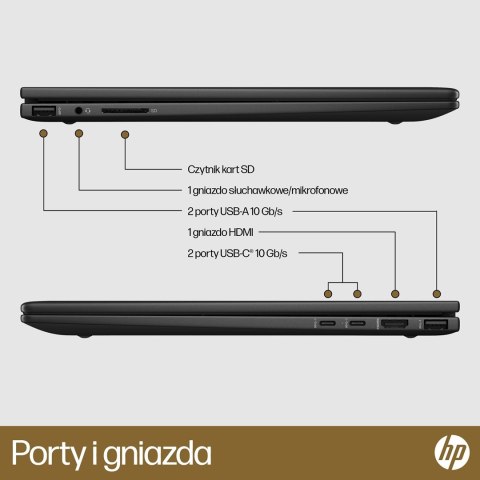 HP ENVY x360 15-fh0006nw Ryzen 5 7530U 15.6"FHD Touch IPS 250nits 16GB LPDDR4 SSD512 Radeon Integrated Graphics No ODD Win11 2Y 