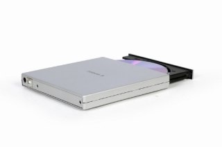 GEMBIRD ZEWNĘTRZNA NAGRYWARKA DVD 8X, CD 24X USB 2.0 SLIM SREBRNA