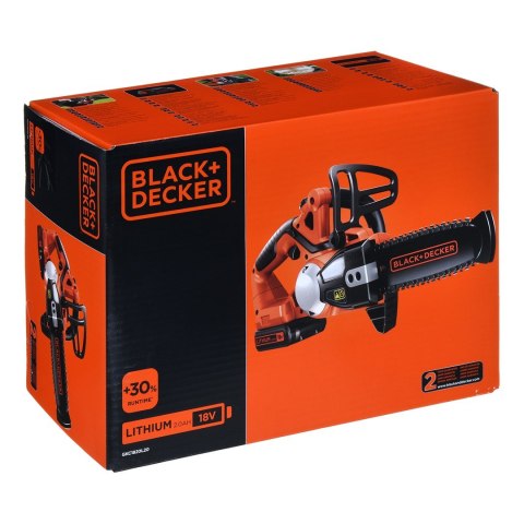 Piła łańcuchowa aku. 18V 2,0Ah BLACK+DECKER