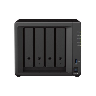 NAS Synology DS923+; Tower; 4x (3.5" SATA HDD); AMD Ryzen R1600; 4 GB DDR4 ECC SODIMM (max. 32GB), 2x 1GbE RJ-45