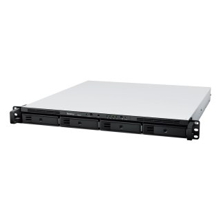 NAS Synology RS822+; 1U RACK; 4x (3.5" SATA HDD/2.5" SATA SSD); AMD Ryzen V1500B; 2 GB DDR4 ECC SODIMM (max. 32GB), 4x 1GbE RJ-4