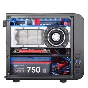 Obudowa Thermaltake Core V1 CA-1B8-00S1WN-00 (Mini ITX; kolor czarny)