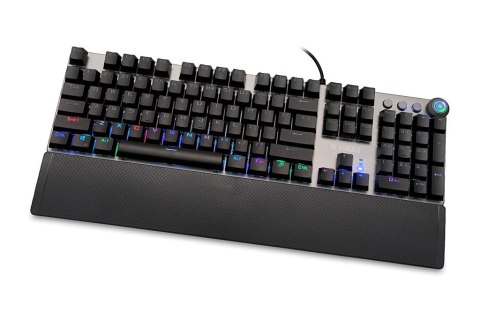 Klawiatura mechaniczna IBOX AURORA K-4 RGB IKGMK4 (USB; (US); kolor czarny)