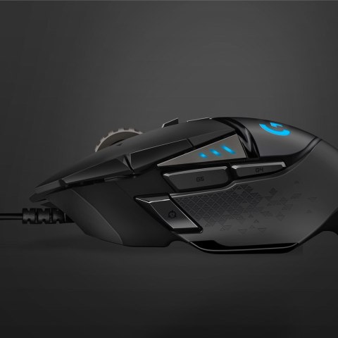 Mysz Logitech G502 Hero 910-005470 (optyczna; 16000 DPI; kolor czarny)