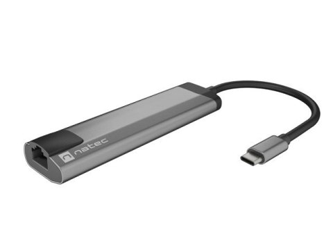 NATEC MULTIPORT FOWLER GO USB-C -> HUB USB 3.0 X2, HDMI 4K, USB-C PD, RJ45 NMP-1985