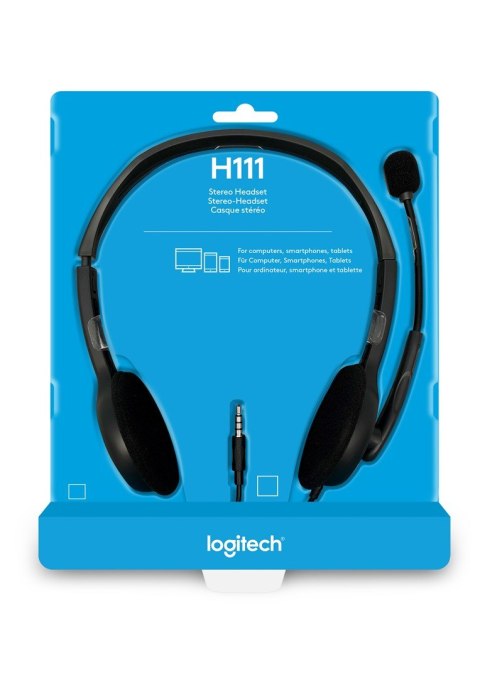 Słuchawki Logitech H111 981-0005939 (kolor szary