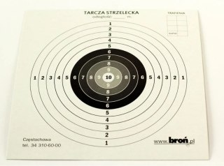 Tarcze papierowe 17x17 cm 100 szt.