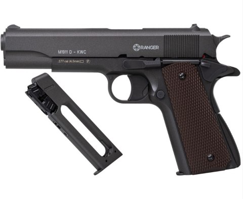 Wiatrówka RANGER M1911 Diabolo KWC kal. 4,5 2x6 strz. METAL SLIDE CO2