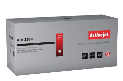 Activejet ATH-226N Toner (zamiennik HP 226A CF226A; Supreme; 3100 stron; czarny)