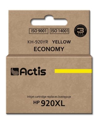 Actis KH-920YR Tusz (zamiennik HP 920XL CD974AE; Standard; 12 ml; żółty)