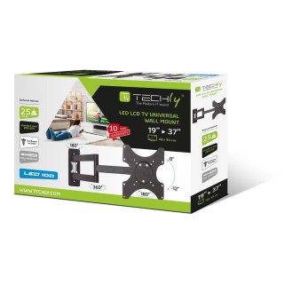 TECHLY UCHWYT ŚCIENNY TV LED/LCD 19-37 CALI 25KG O