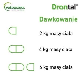 Vetoquinol Drontal tabletki odrobaczające kot 2szt