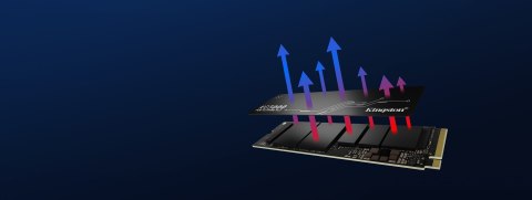 Dysk SSD Kingston KC3000 (1TB; M.2 2280; PCIe 4.0 x4 NVMe; SKC3000S/1024G)