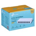 Switch TP-LINK TL-LS1008 Ilosc 8 portów RJ45 10/100 Mb/s (automatyczna negocjacja szybkości połączeń, automatyczne krosowanie Au