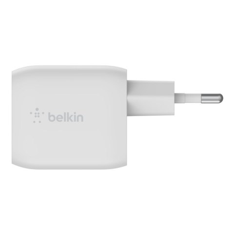 Ładowarka Belkin BoostCharge Pro Dual USB-C PD 3.0 PPS GaN Wall Charger 45W White