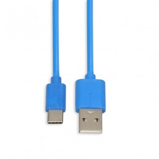 Kabel IBOX IKUMTCB (USB 2.0 typu A - USB typu C ; 1m; kolor niebieski)