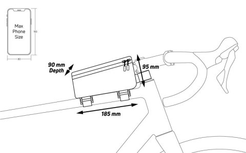 Torba rowerowa na ramę ZEFAL Console Pack T1