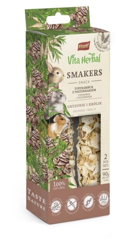 VITA HERBAL Smakers topinambur z pasternakiem - przysmak dla gryzoni i królika - 2 szt