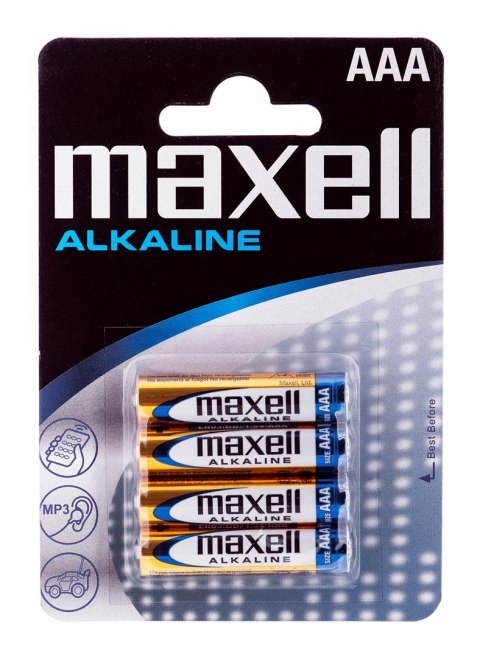 MAXELL Bateria alkaliczna LR03, 4 szt.