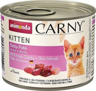 ANIMONDA Carny Kitten Baby Pate - mokra karma dla kociąt - 200 g