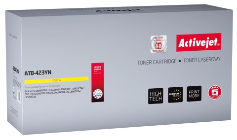 Activejet ATB-423YN Toner (zamiennik Brother TN-423Y; Supreme; 4000 stron; żółty)