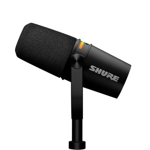 Shure MV7+-K-BNDL - Mikrofon lektorski/wokalny ze złączem XLR/USB-C Czarny + statyw biurkowy GATOR