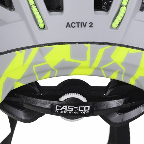 Kask CASCO ACTIV2 silver-neon L 58-62