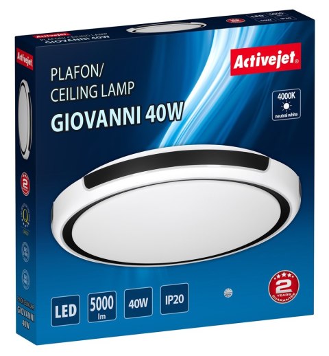 Plafon LED Activejet AJE-GIOVANNI 40W