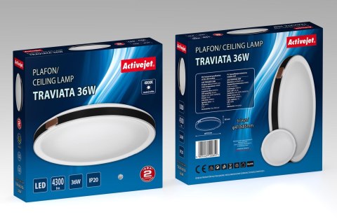 Plafon LED Activejet AJE-TRAVIATA 36W