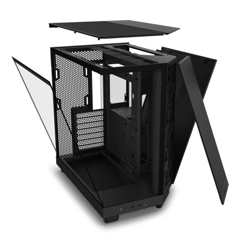 NZXT OBUDOWA KOMPUTEROWA NZXT OBUDOWA H6 FLOW MIDI TOWER Z OKNEM CZARNA