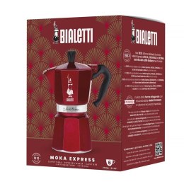 Bialetti - Deco Glamour - Moka Express 6tz Czerwona