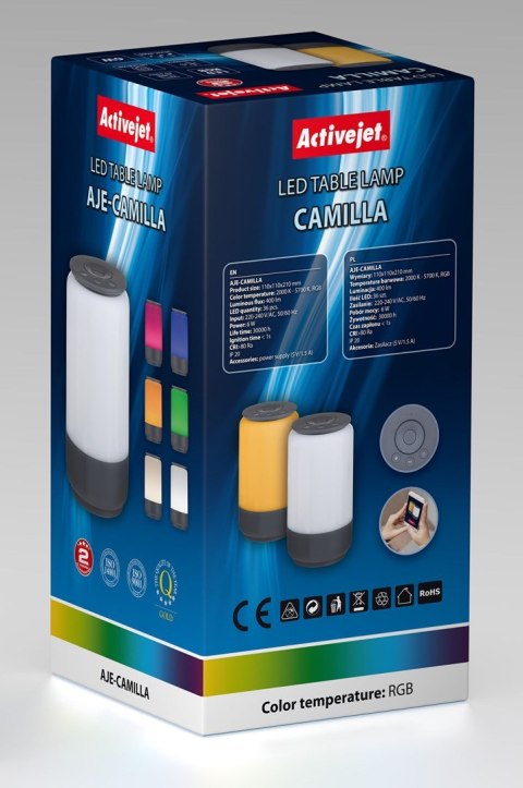 Lampa dekoracyjna LED Activejet AJE-CAMILLA RGB