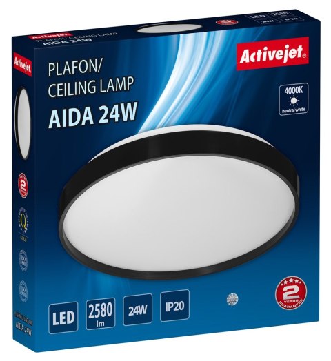 Plafon LED Activejet AJE-AIDA 24W