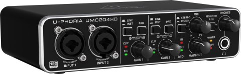 Behringer UMC204HD - Interfejs audio USB