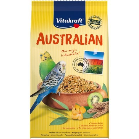 VITAKRAFT AUSTRALIAN karma dla papugi falistej 800g