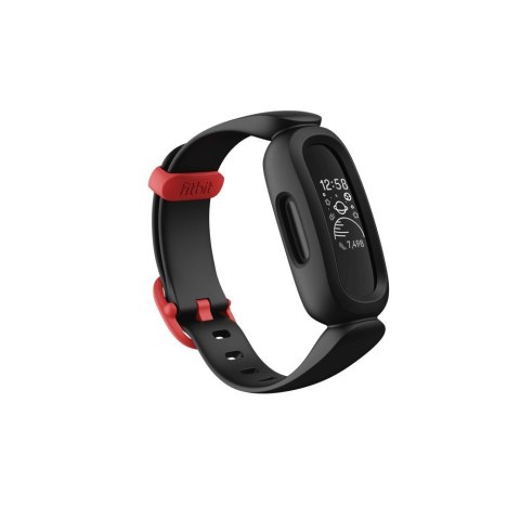 Fitbit Ace 3 Fitness Tracker, OLED, Ekran dotykowy, Wodoodporny, Bluetooth, Czarny/Racer Red