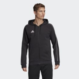 Bluza męska adidas Core 18 FZ Hoody czarna FT8068